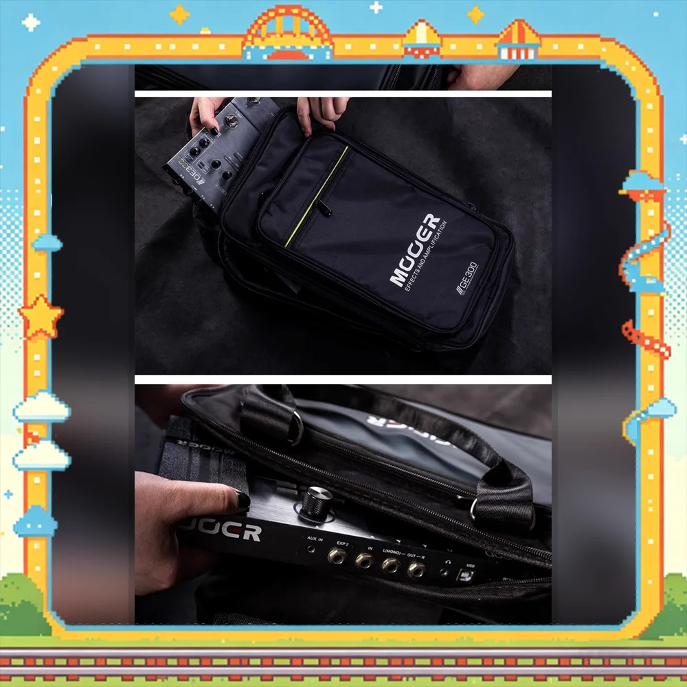 MOOER Carrying Bag for GE200 GE250 GE1000 Guitar Multi Effects Processor Padded Protective Case