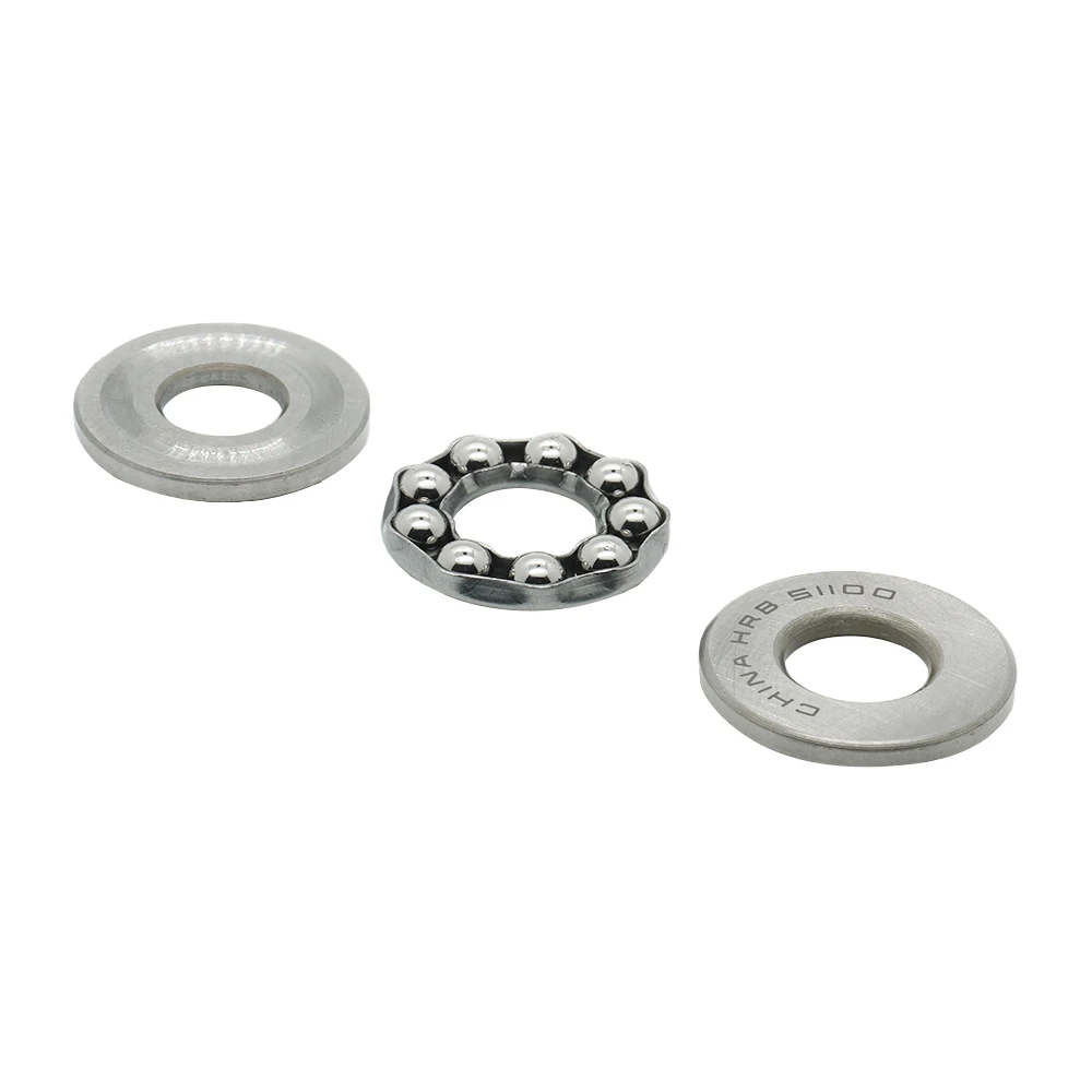 1 Pcs Thrust Ball Bearings 51100 51200 51102 51202 51103 51203 51204 SUJ2 Bearing Steel High Precision Axial Load Durable