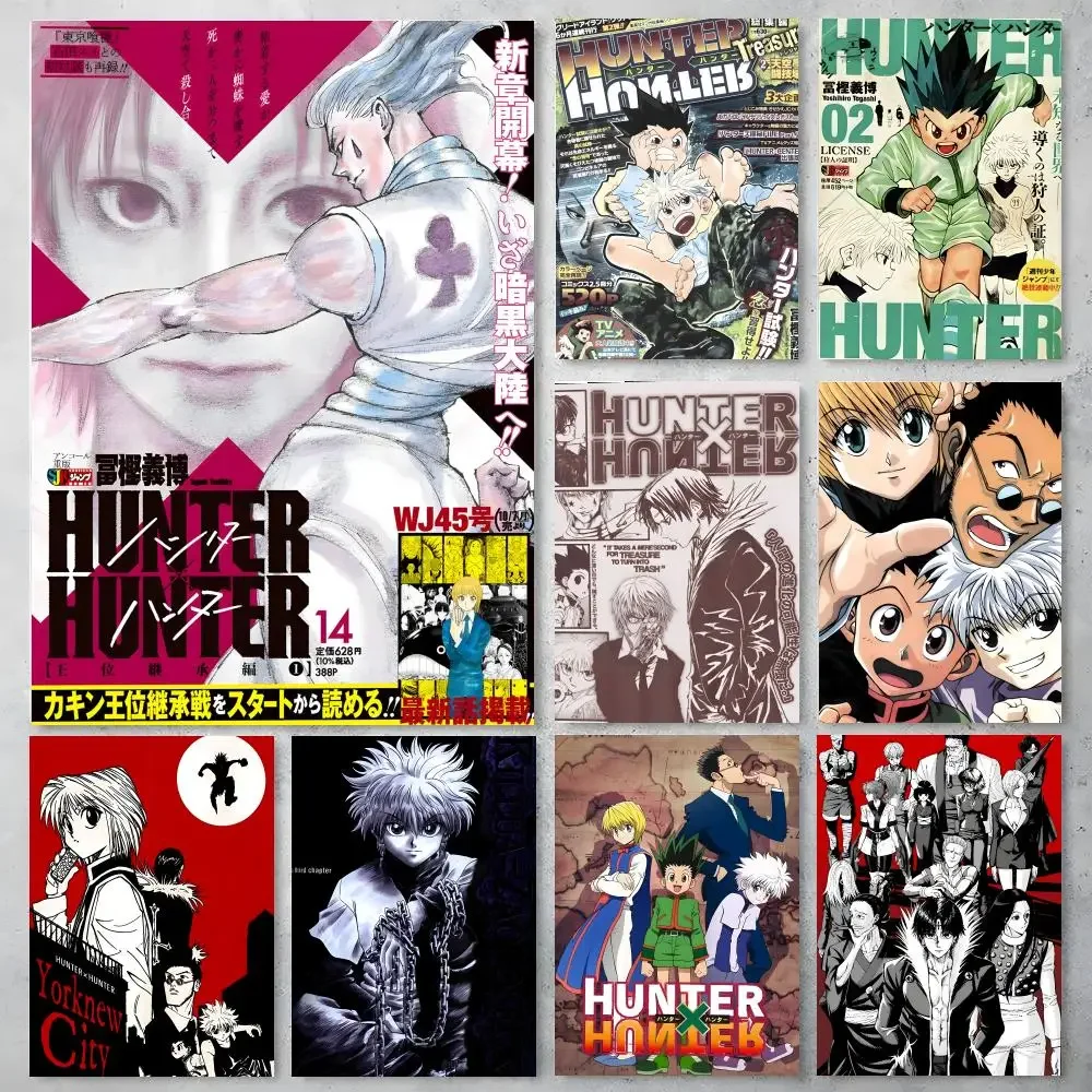 H-Hunter × Hunter Poster High-Definition Posters, Wall Art for Living Room and Home Decor.