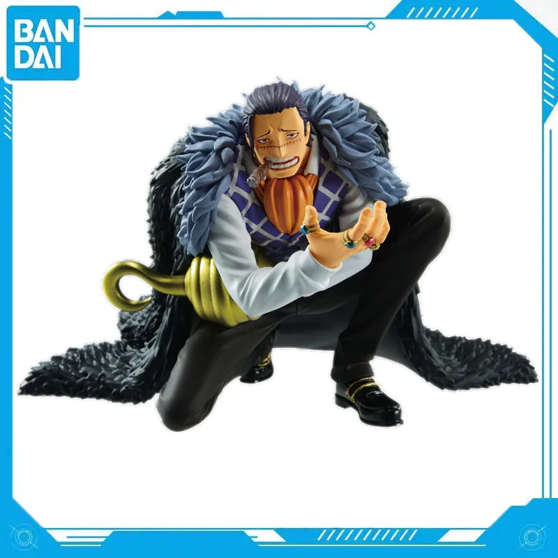 Bandai Genuine Anime One Piece Crocodile BATTLE RECORD COLLECTION Shasha Fruit Figure Model 8cm PVC Toy Gift Doll Collection