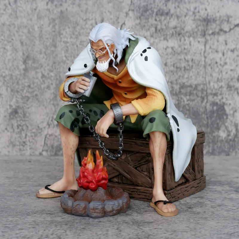 15cm Anime One Piece Figure Hades King Silvers Rayleigh Figure PVC Statue Collection Model Toys Birthday Xmas Gifts