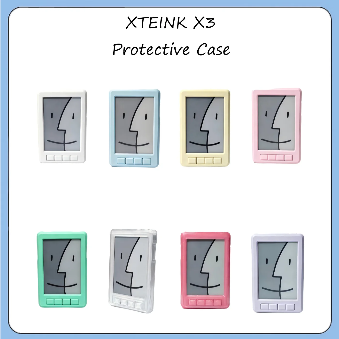 For XTEINK X3 E-Ink Reader Magnetic Protective Case Full Wrap Protective Specially Full Cover Protective Physical Button Cutouts