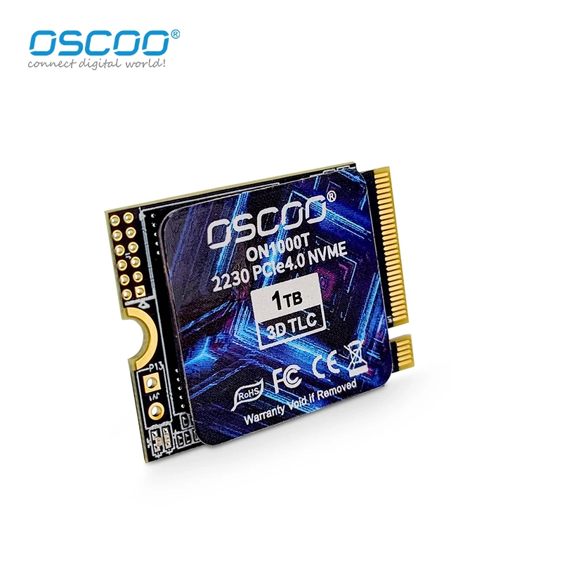 OSCOO-SSD M.2 2230 para Steam Deck NVMe PCIe4.0, 512gb, 1TB, con alta velocidad de hasta 5200 MB/s, clave M, TLC, especial para reproductor de juegos