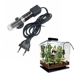 Mini Aquarium Heater Submersible Fish Tank Water Automatic Temperature 26Degrees Thermostat Heater Rod with Suction Cups