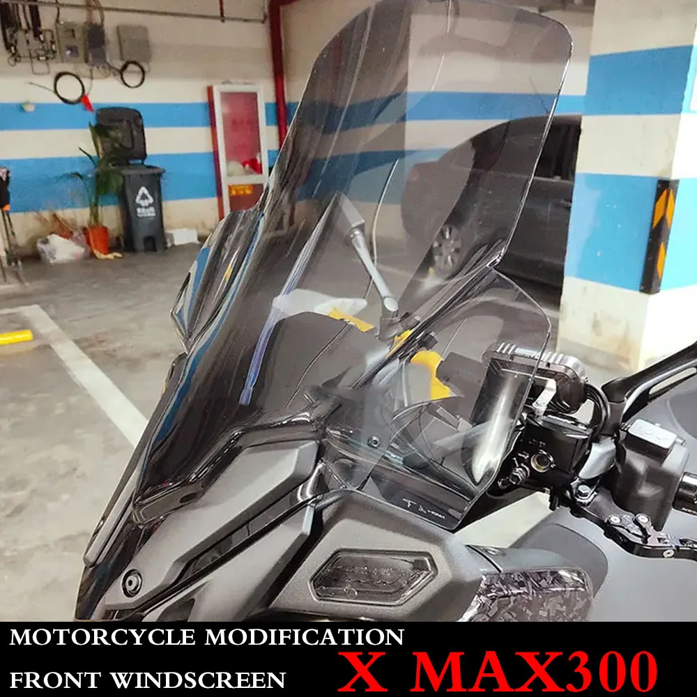 Motorcycle Windscreen Windshield Wind Screen Board Deflector Glass New For YAMAHA XMAX300 XMAX 300 X-MAX 300 X-MAX300 2023-2024