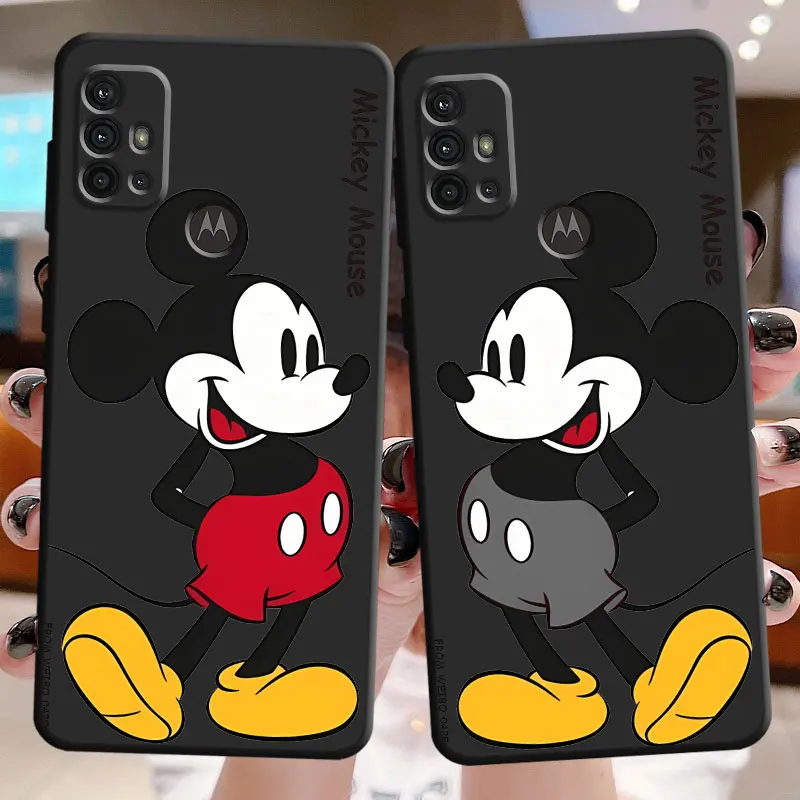 Disney Mickey Case for Motorola Moto G9 Plus Play Power G200 Edge 20 Pro Lite 30 40 Pro 30 Neo One Fusion Plus Soft