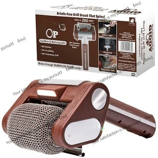 

Electric BBQ Brush Household Rechargeable BBQ Brush Cleanable Portable
