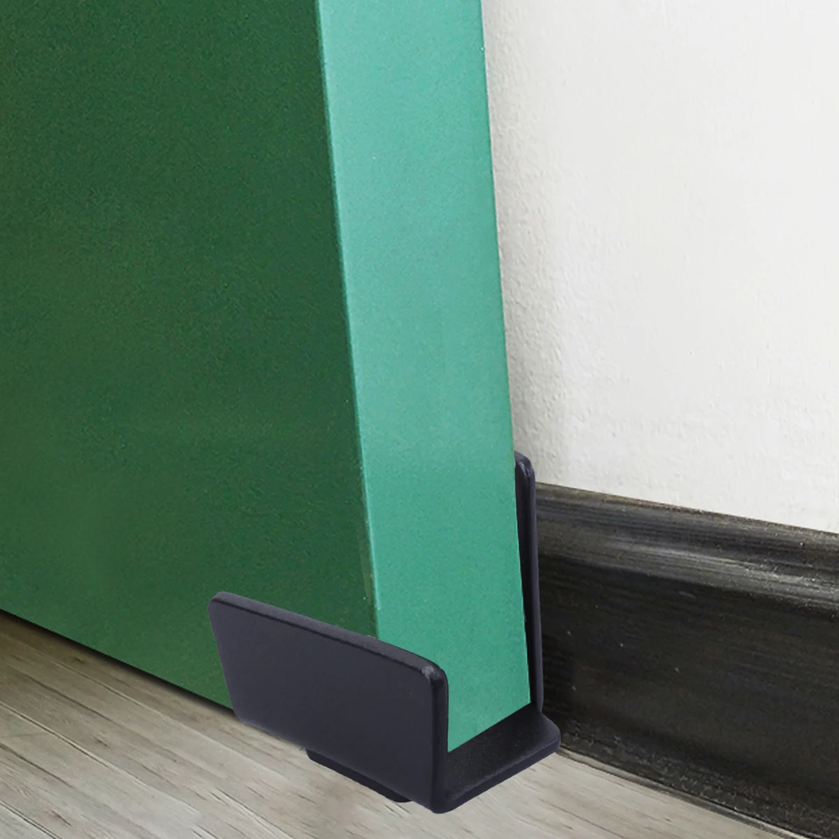 

2pcs Floor Guide Door Limiter Sliding Barn Hardware Ground Mount Adjustable Width Door Stopper For Pre Grooved Non Grooved Doors