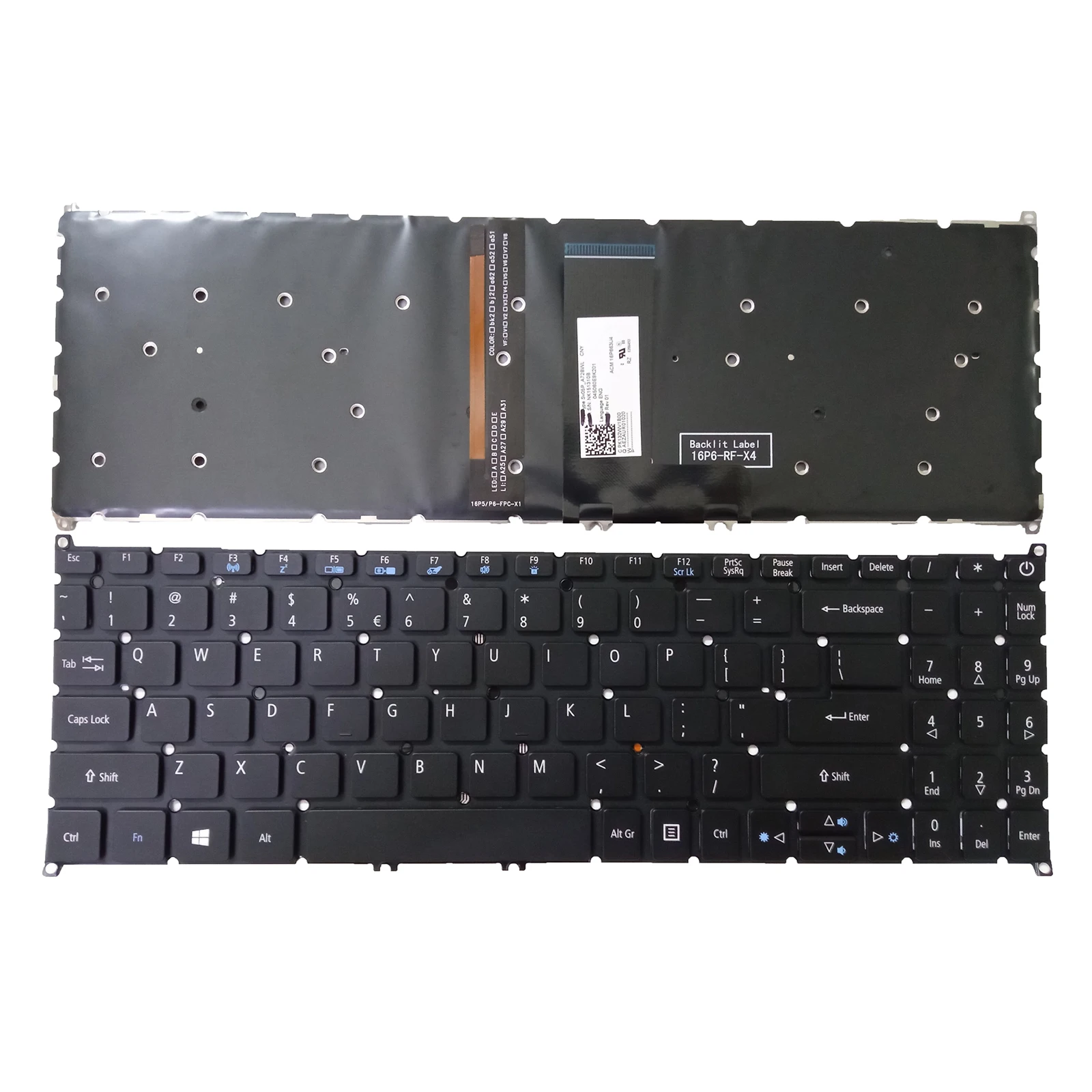 US Laptop Keyboard for ACER Swift 3 SF315-41 SF315-51G SF315-52G SF315-54 SF315-54G 132CE1B00