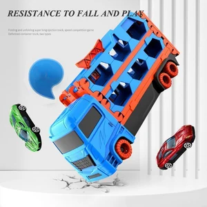 Large truck toy for children, folding track, running vehicle, competitive games, storage alloy, romance, gift for children, carrier, boy 8 Main Sales Great Toy Truck - №3