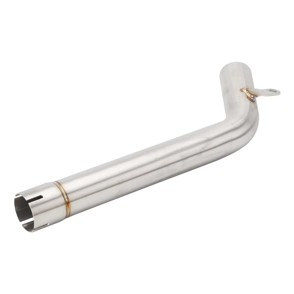 For Yamaha FZ6 2004 to 2009 FZ-6 FZ 6 S2 / FAZER 04-09 FZ6 / S2 Escape Motorcycle Exhaust Muffler Mid Link Pipe Slip-on view 3