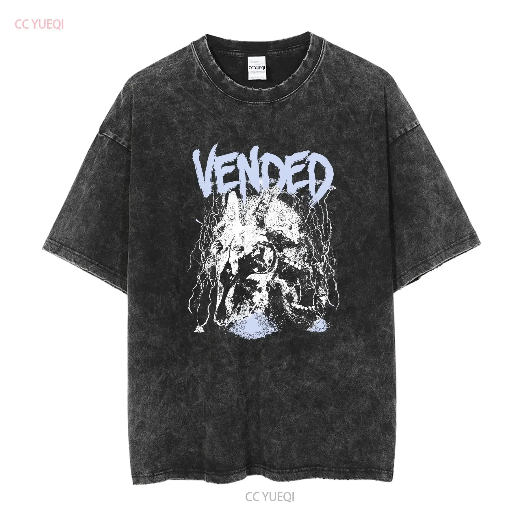 NEW Classic Designed Vended Lightning Sku Duo T Shirt HOT ITEM 2024 vintage Washed Slightly Comfortable designer clothes