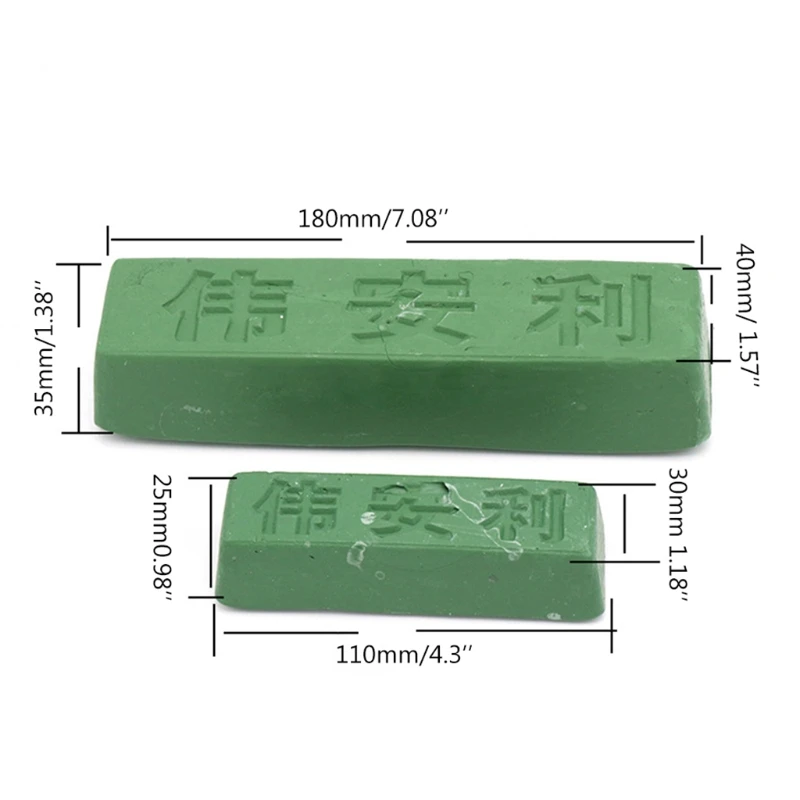 White Green Polishing Paste Alumina Fine Abrasive Buff Polishing Compound Metal