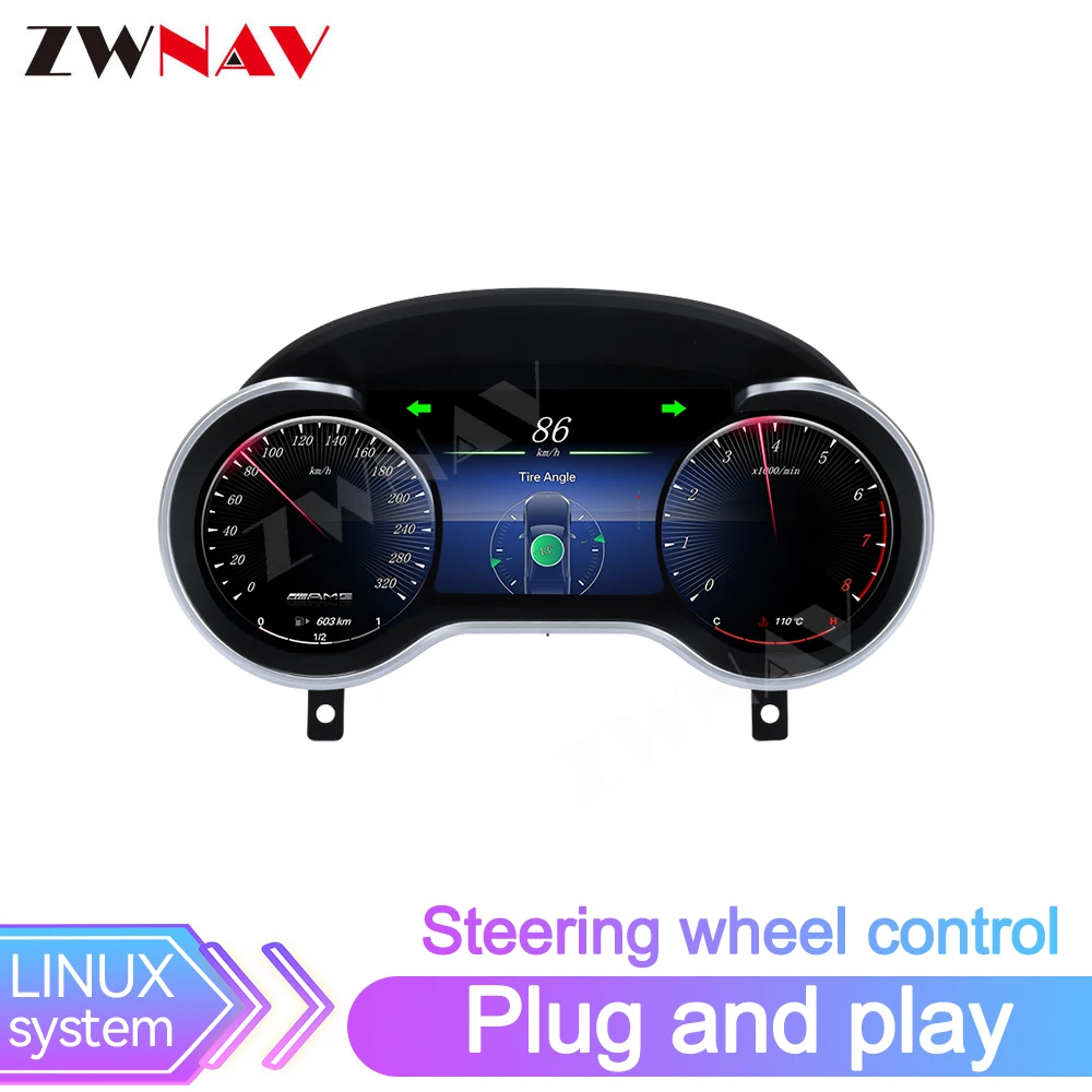 

Автомобильный ЖК-цифровой приборной панели для Mercedes-Benz ML/GL/G/GLE/GLS 2012-2019, автоматический спидометр, виртуальный прибор, панель, кабина