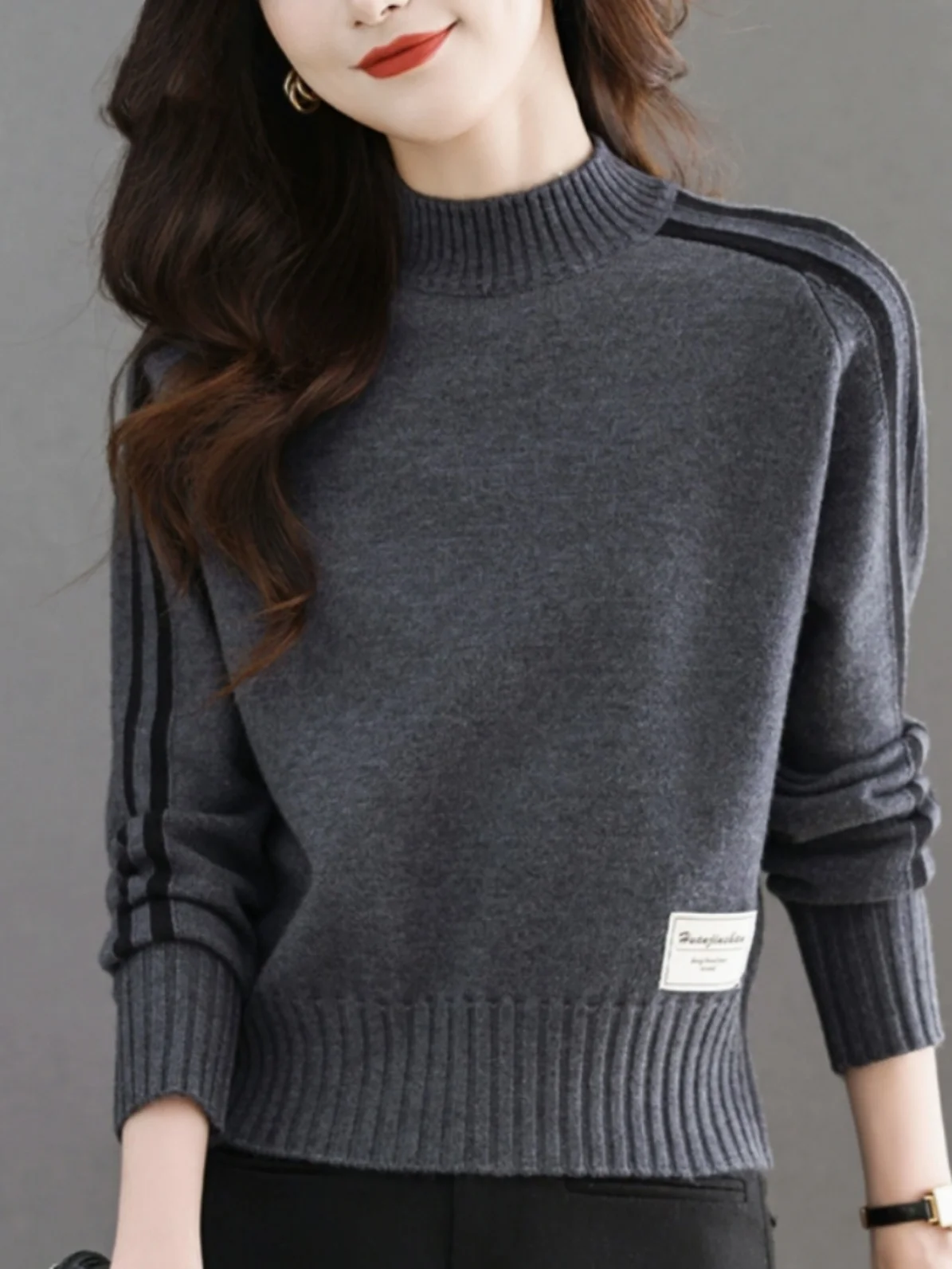 

Магазин Outlet ort Knitted Camere Base irt f Внутренняя одежда с высоким воротником для маленьких фигурок Осень Зима Теплая Thiened Lon...