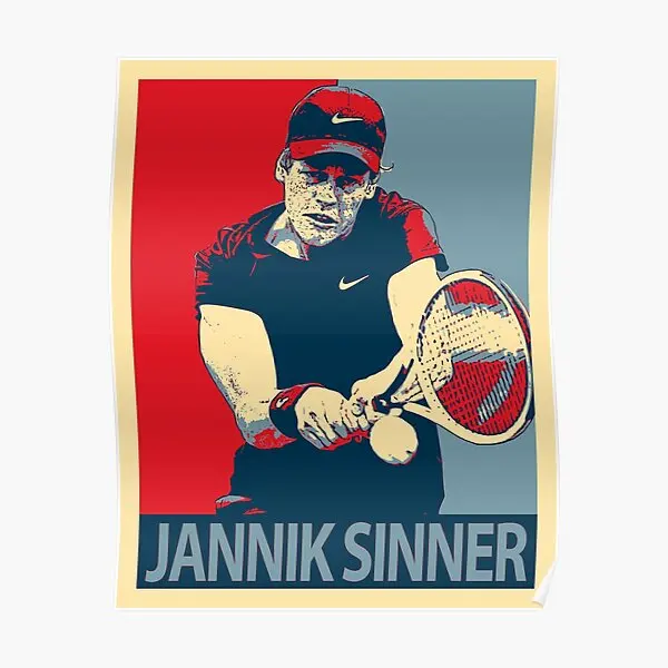 Jannik Sinner  Poster Vintage Funny Home Modern Painting Decoration Room Mural Wall Decor Picture Print Art No Frame