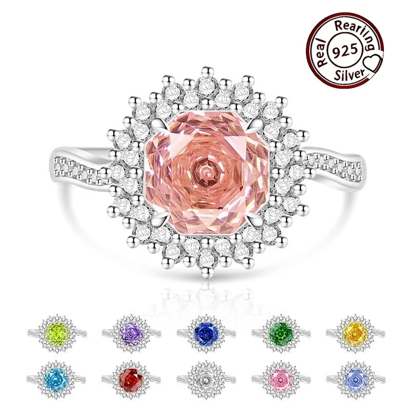 2026 Best-selling Rose-cut 925 Silver Ring - Women's Engagement Ring - As a Anniversary Gift - Jewelry