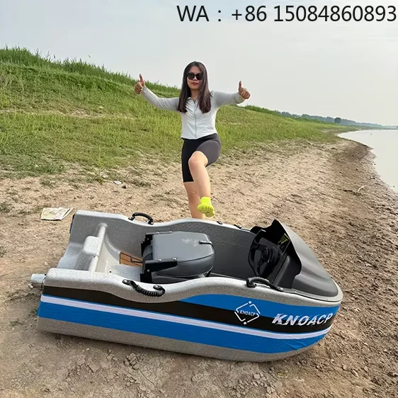 Mini Jet Water Surfing Kart Boat, 15KW High Power Component Portable Wave Rider Structure for Adults Kids Outdoor Water Recreati