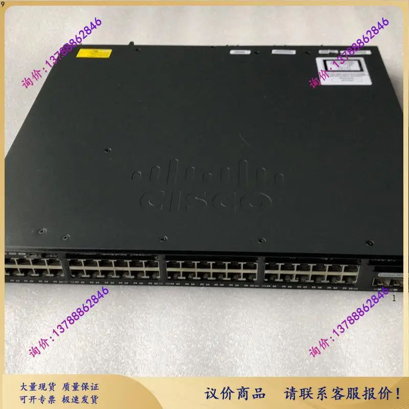 WS-C3650-48PS-L 48-port Gigabit POE Power Supply 4 Gigabit Optical Port Uplink Management Machine