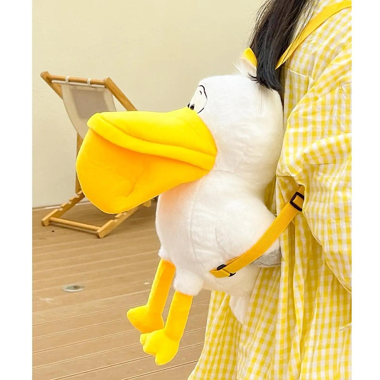 ぬいぐるみバードバックパック軽量カジュアル財布バッグ大人女性大学用
