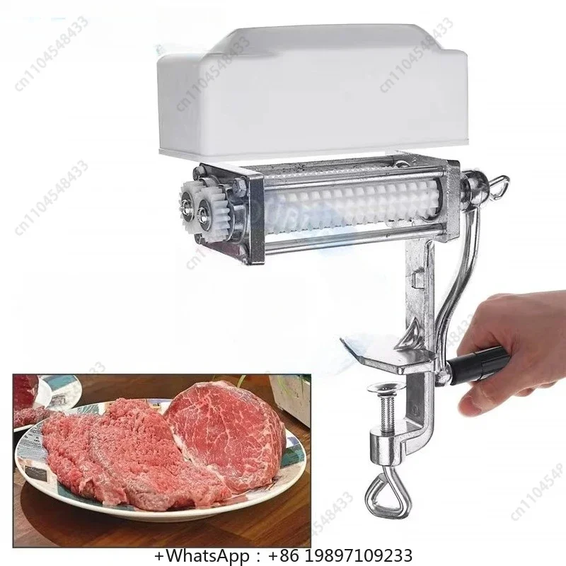 Home Beef Steak Time Saving Professional Small Manual Meat Tenderizers Kitchen Tool/Mini Hand Pork Steak Tender Machine