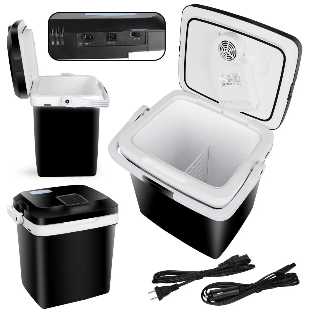 Portable Car Iceless Thermoelectric Cooler Warmer Truck Freezer Food Drinks 12V