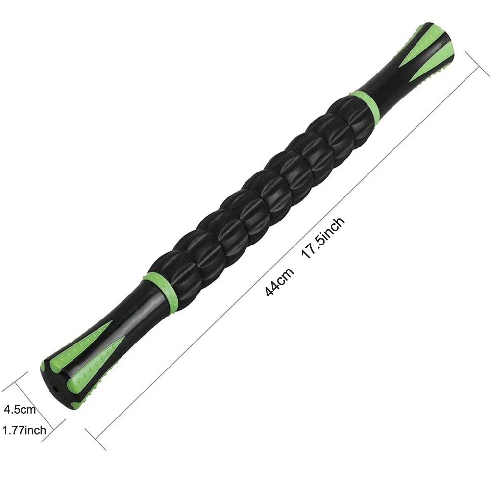 Muscle Body Massage Roller Stick for Athletes - Release Myofascial Trigger Points Reduce Muscle Soreness Tightness Leg Back Pain