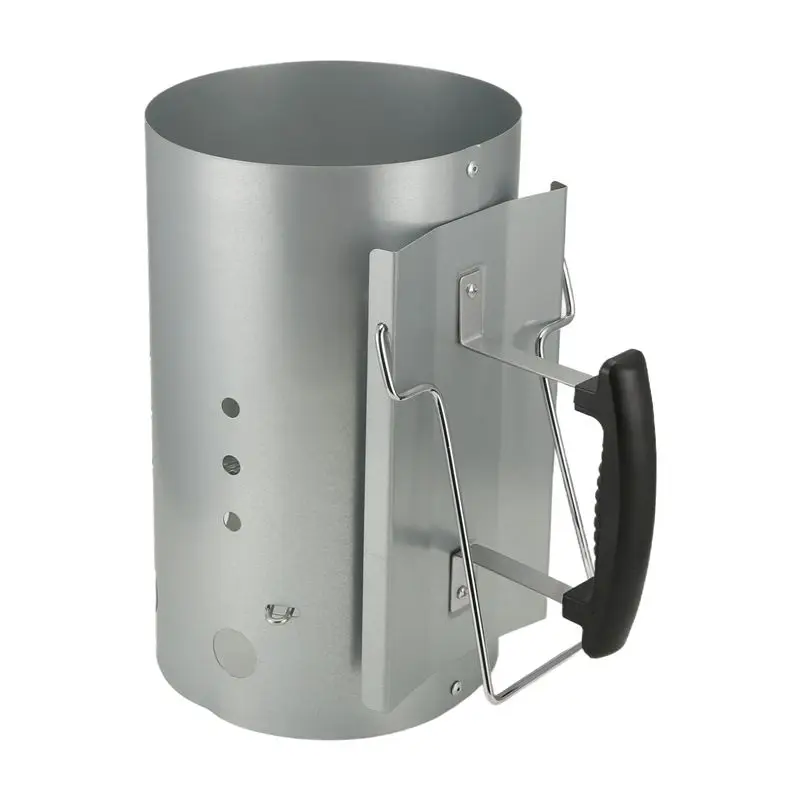 Y50A-Chimney Starter With Safety Handle, Charcoal Starters Chimney For Weber 7416, 12.7 X 8.1 X 12.5 Inches