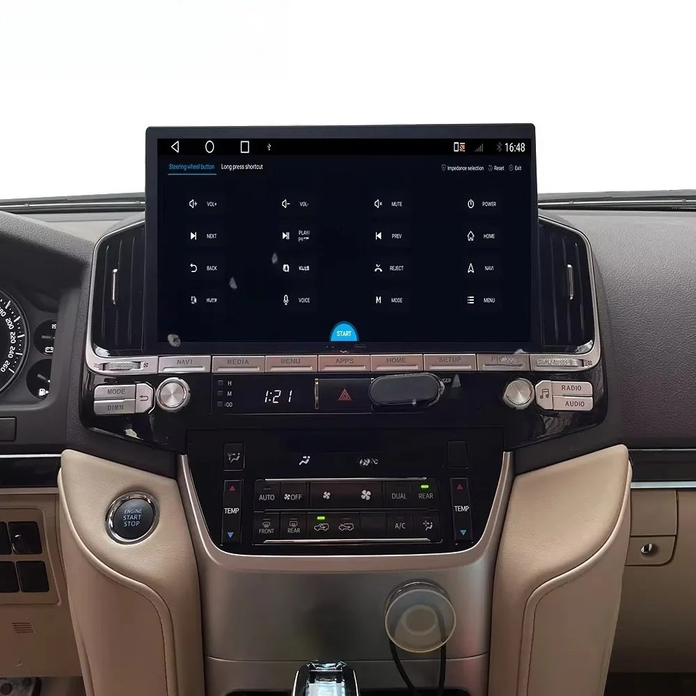 For LC200 2016-2021 Car Radio 13.3