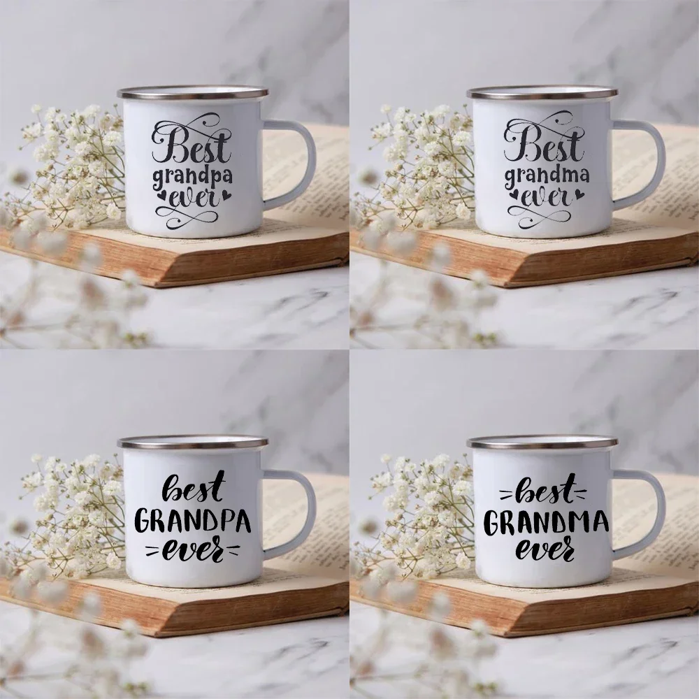 Best Grandpa Coffee Mugs Best Grandma Ever Mug Tea Cups Birthday Gifts for Grandparents from Granddaughter Grandson