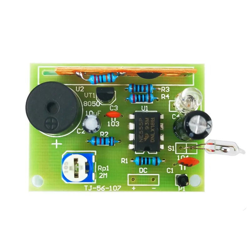 Touch Vibration Alarm Electronic DIY Kit Practical Training Welding Circuit Boards Self Assembly and Soldering Components Parts