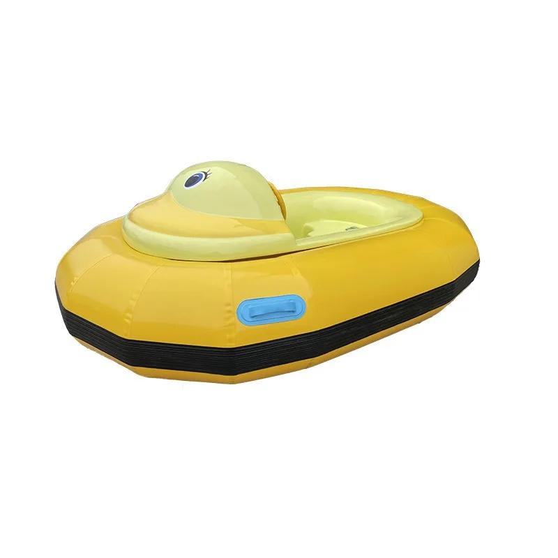 Children's parent-child inflatable pool cartoon electric bumper boat indoor and outdoor