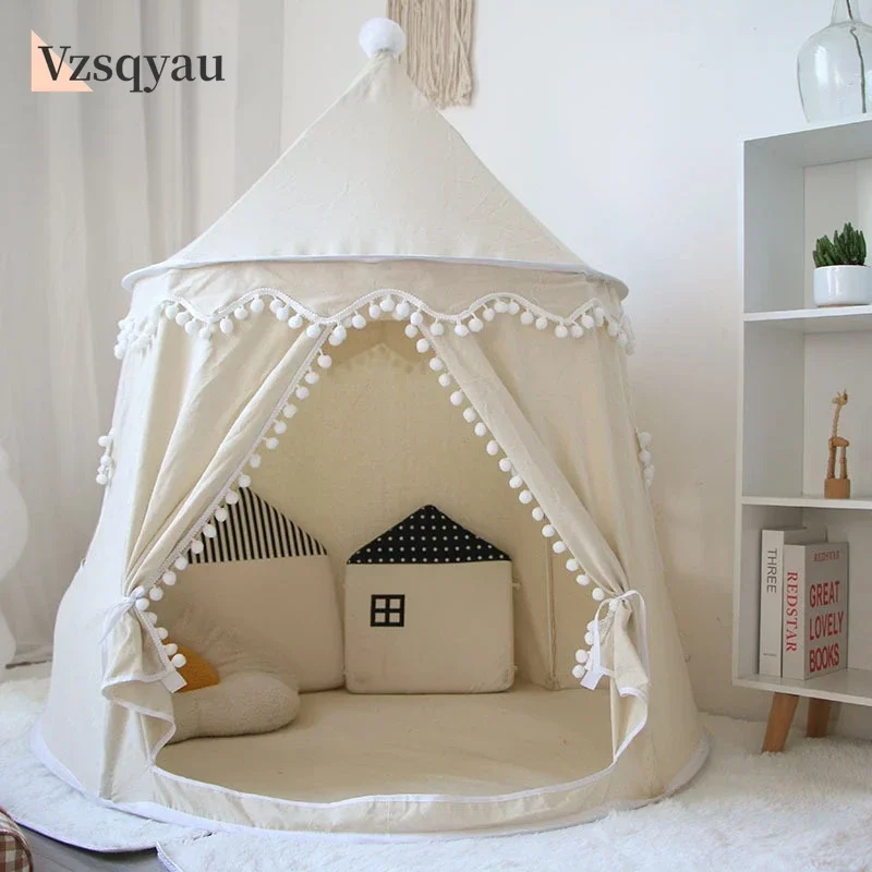 Spielhaus Indoor Baby Spiel Tragbare Prinzessin Schloss Kleines Haus Mongolischen Geburtstag Outdoor Spaß Spielzeug Zelte Kinder Tipi Zelt