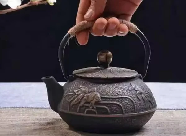 New 7 Chioces Cast Iron Teapot Set Japanese Tea Pot Tetsubin Kettle Enamel 900ml Kung Fu Infusers Metal Net Filter Cooking Tools