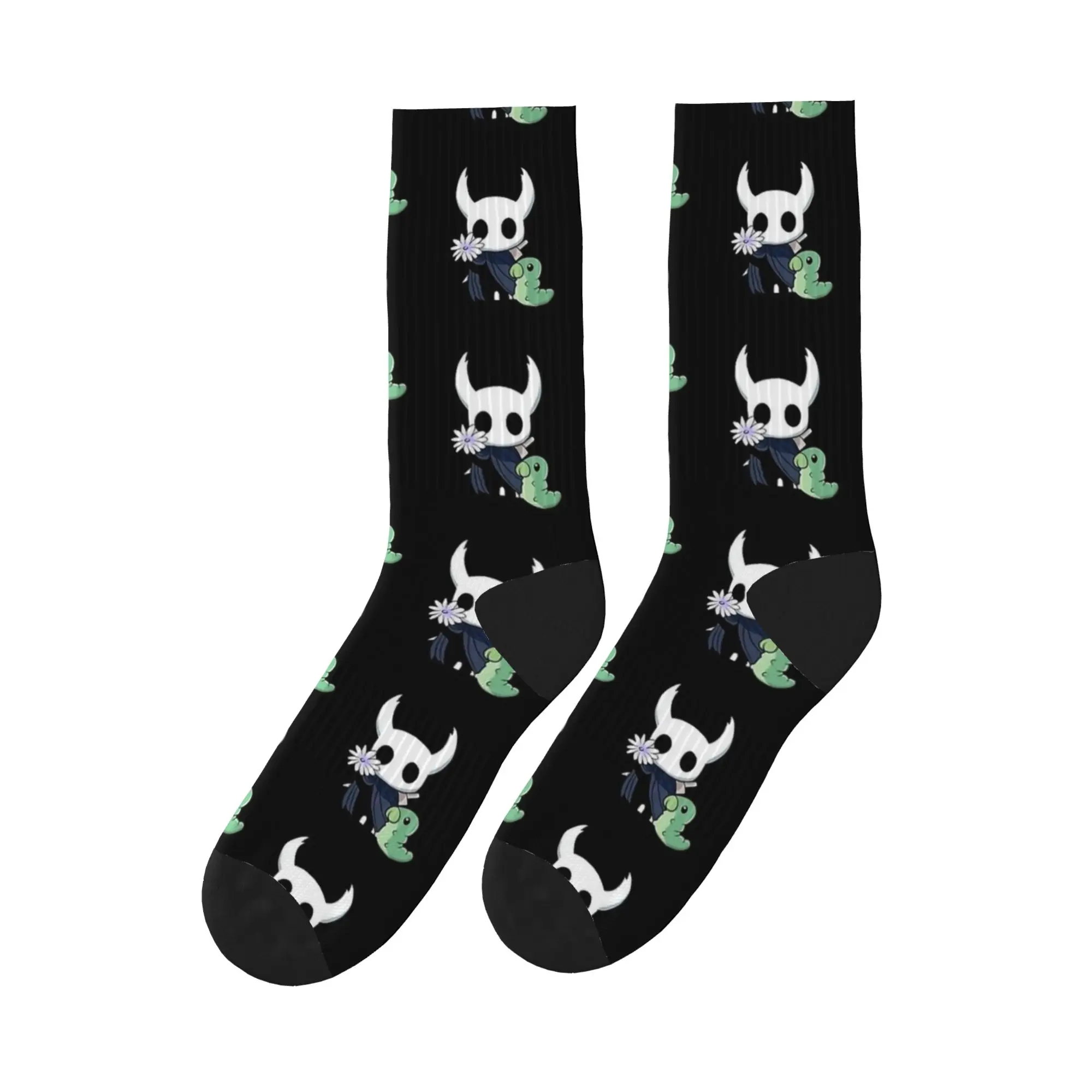 Couple Socks Hollow Knight The Knight Manga  Stockings Non Skid Medium Soft Socks Autumn Casual Pattern Outdoor Sports Socks