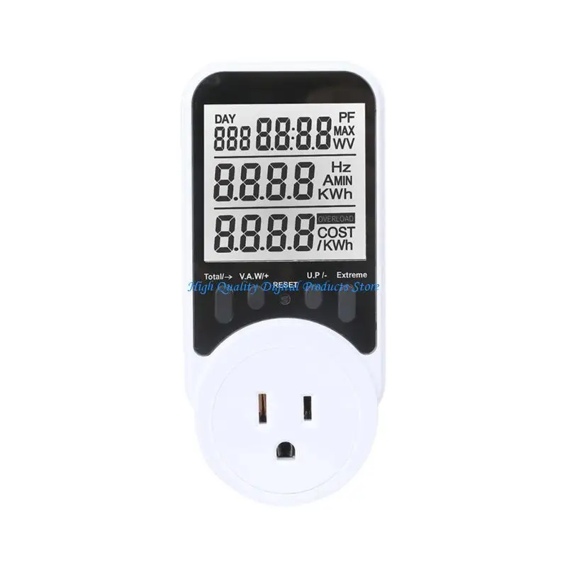 U2JE 2 Mode Energy Meter With Auto Cost Calculation Overloads Protections 230V Ranges