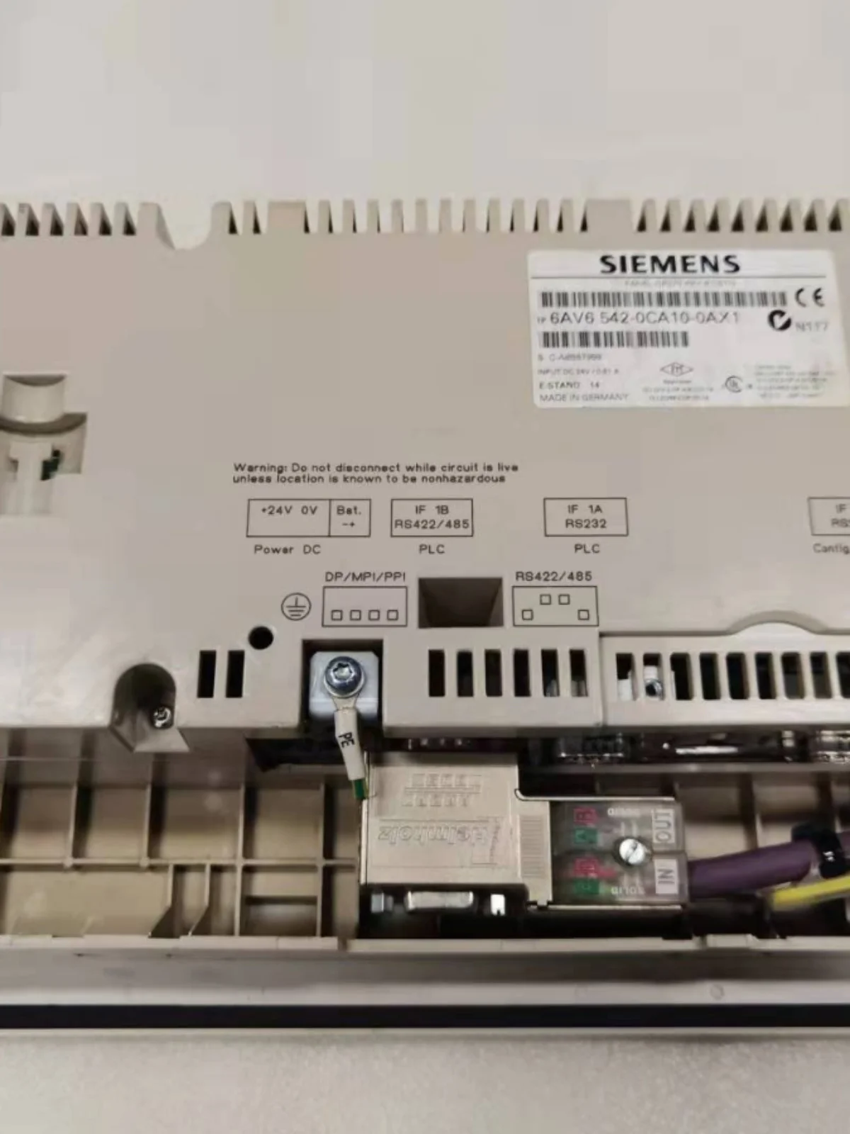 Siemens OP270-6 Human Machine Interface 6AV6542-0CA10-0AX1 Original Spot