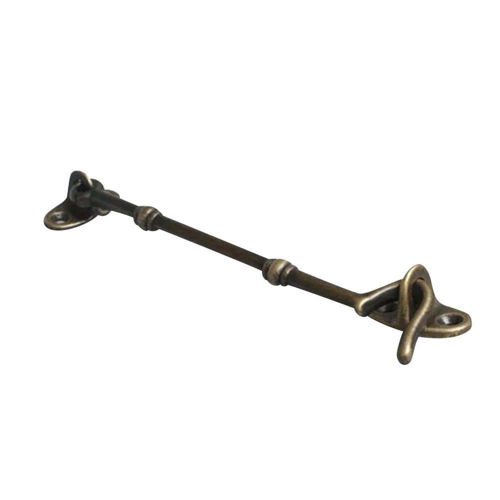 

12Cm Vintage Brass Cabin Hook For Cabinet Door Window Fixing Smooth Durable Rust Resistant Hardware Accessory Glass Clip