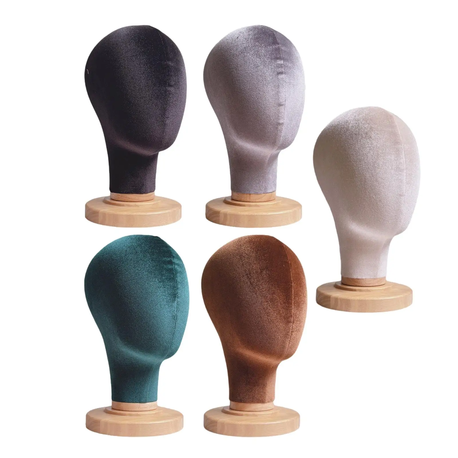 

Mannequin Head Space Saving Multipurpose Freestanding Manikin Head Model Wig Holder Tabletop Hat Rack for Barber Shop Home Salon
