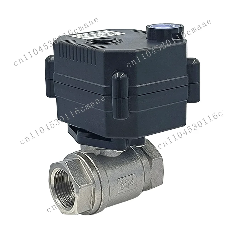 Stainless Steel Brass  PVC 1/2 Inch 3/4 Inch 1 Inch Electric Actuator Mini Motorized Ball Valve 5v 12v  24v 110v 230v