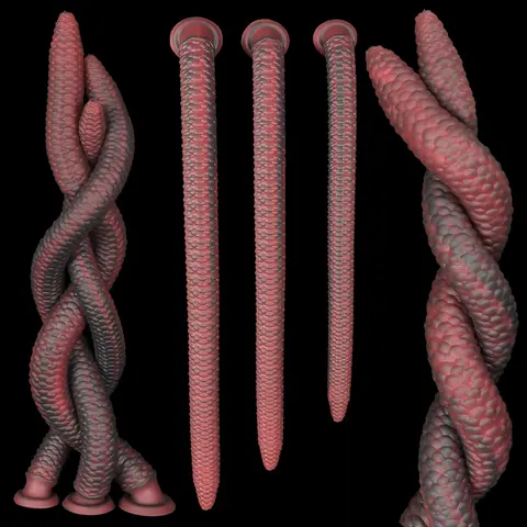 Huge 60cm Long Monster Fantasy Tentacle Anal Plug Big Anal Butt Plug Enlargenmen Adult Sex Toys Anal Dilator Training Expansion