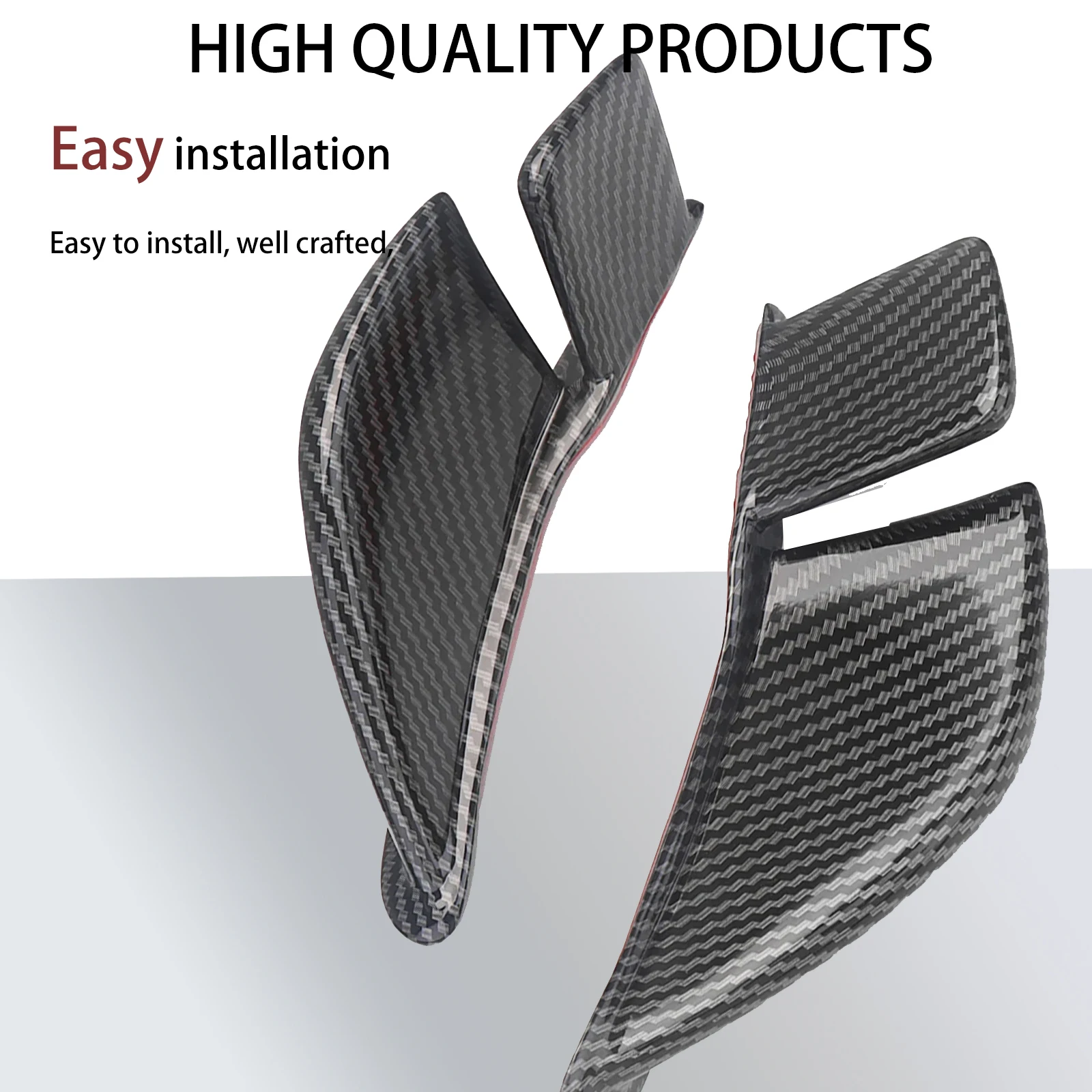 New style Motorcycle Winglets For KAWASAKI ZX-6R ZX-636 Ninja 636 ZX-6R ZX-636 2019-2025 Accessories Panels Tail Fixed Wing