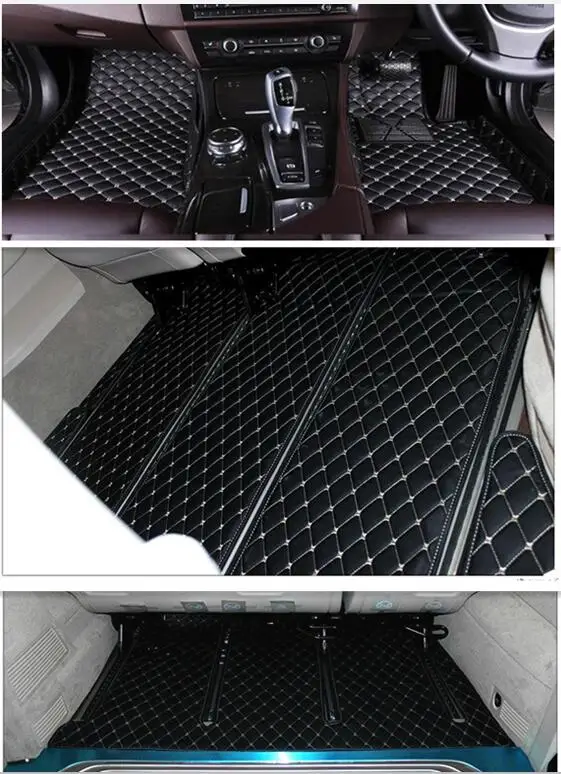 

Полный комплект автомобильных ковриков на правый руль Mercedes Benz V 300 d W447 2025-2014 7 8-местные водонепроницаемые ковры для V300