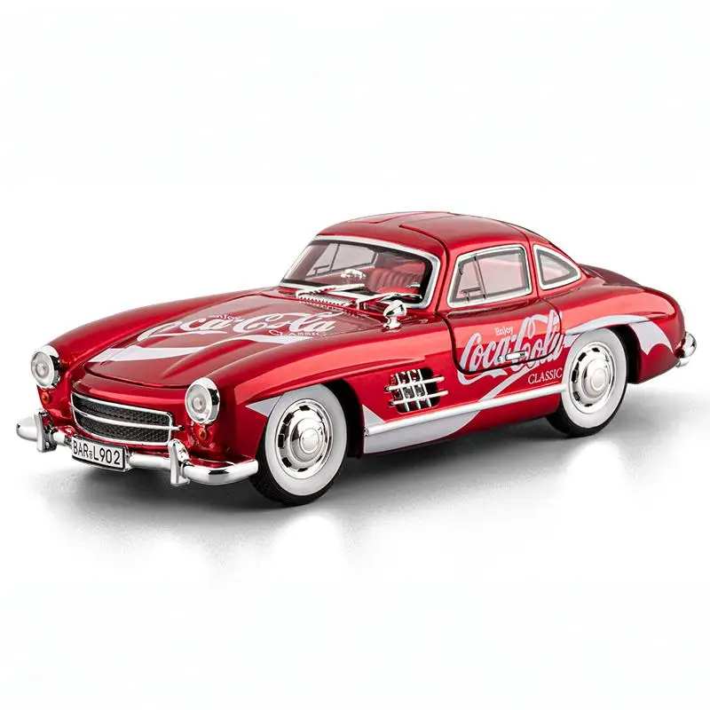 1:24 ベンツ300SL ダイキャストモデルカー サウンドライト