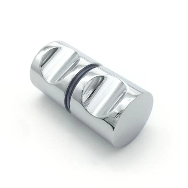 مقابض أبواب زجاجية من سبائك الألومنيوم ، مقبض بفتحة واحدة ، مقابض حمام صغيرة ، عملية بسيطة وحديثة ، سهلة التركيب