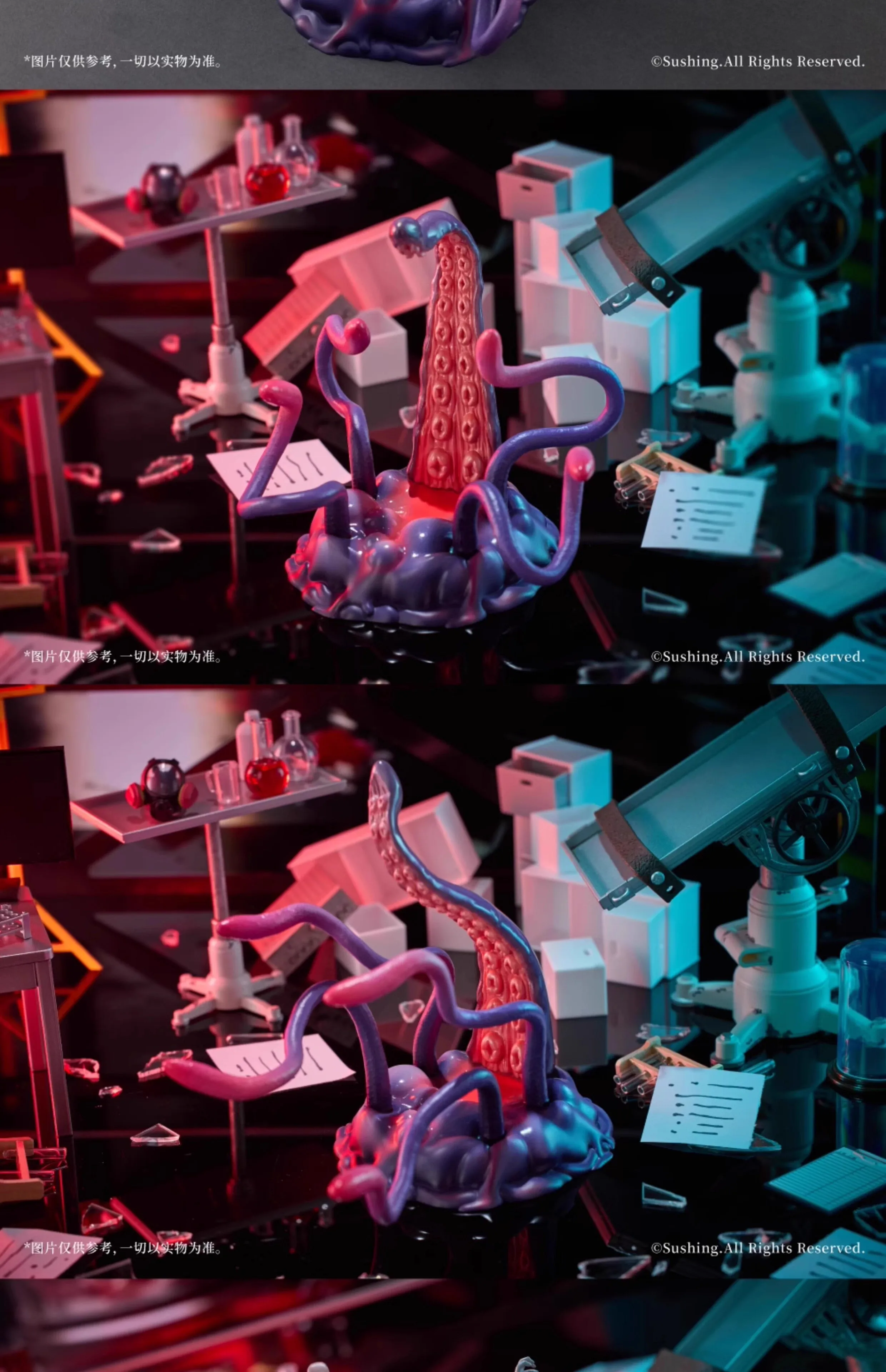 In Stock Sushing UBC-404 Tentacle Floor Accessories Animation Action Figure Toy Gift Model Collection