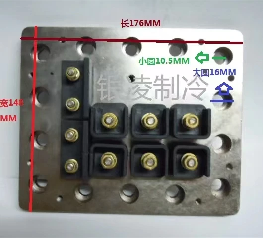 SB-178E Valley Wheel 4S semi-hermetic compressor wiring post Valley Wheel 4S compressor wiring post refrigeration semi-closed he