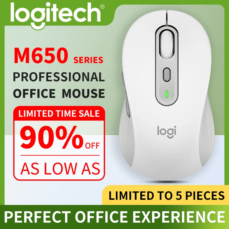 

Профессиональная офисная мышь Logitech M650 — компактная, тихая, удобная для переноски, удобная на ощупь и специально разработанная.