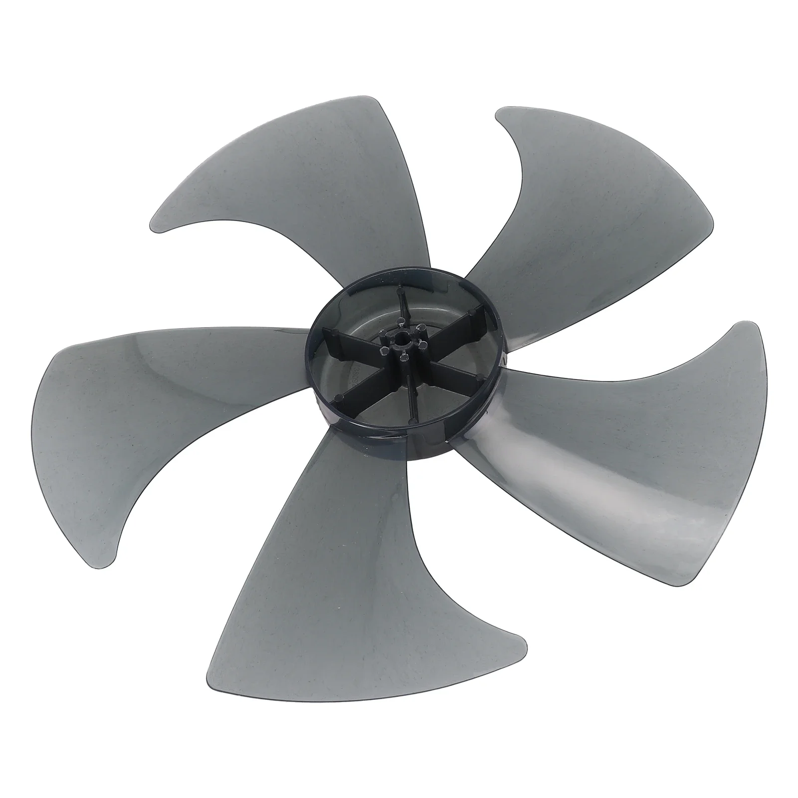 Fan Blade PP plástico para pedestal, leve, fácil de instalar, acessórios domésticos, cinco folhas