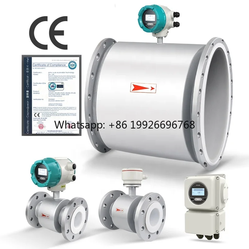 

Acid Resistance Sewage and Wastewater Electromagnetic Flowmeter Modbus Flow Meter for Water